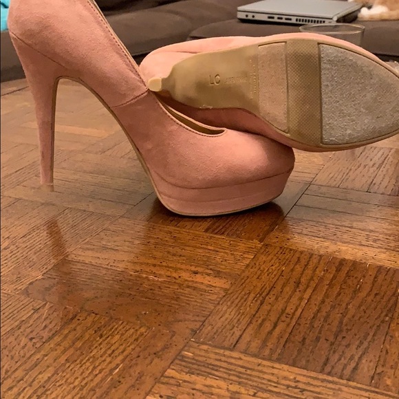 Pink Suede Pumps - Picture 3 of 3